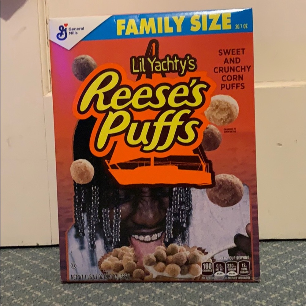 Rare lil Yachty Reese‘s puffs cereal